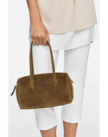 마시모두띠 스플릿 스웨이드 미니 사첼백 6973/606 KHAKI GREEN