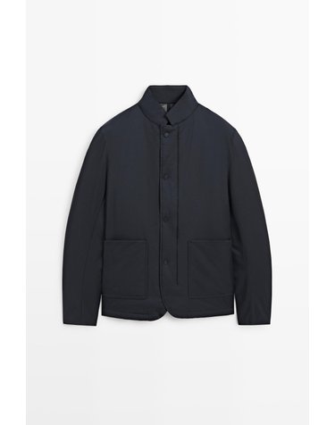 마시모두띠 스탠드업 칼라 다운 자켓 3259/418 SKY BLUE