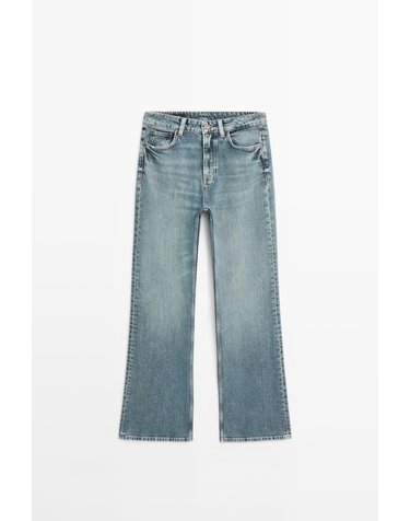 마시모두띠 하이웨이스트 부츠컷 청바지 5044/843 MEDIUM BLUE