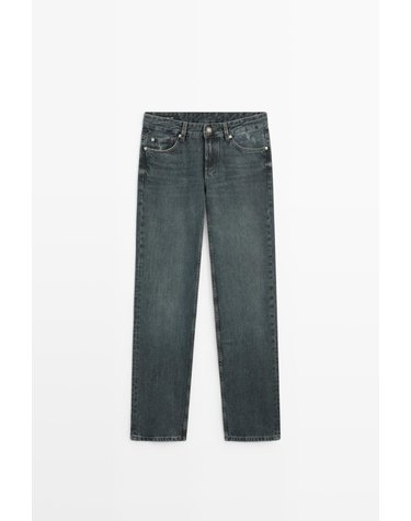 마시모두띠 로우라이즈 스트레이트핏 청바지 5020/820 DARK BLUE