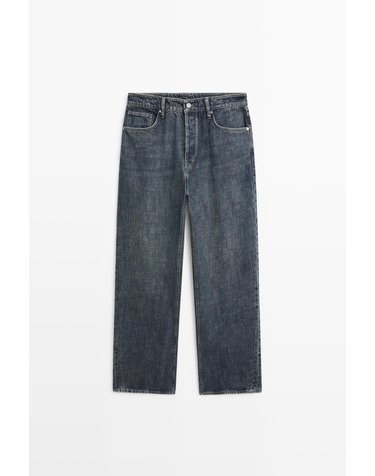 마시모두띠 와이드핏 데님 청바지 0508/700 MEDIUM BLUE