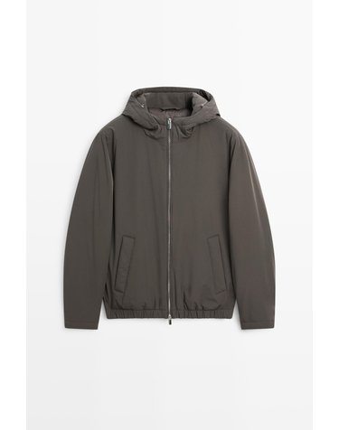 마시모두띠 후드 경량 다운 자켓 3267/425 GREY