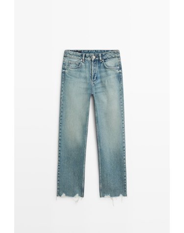 마시모두띠 스토브파이프 프레이드 헴 진 5077/877 LIGHT BLUE