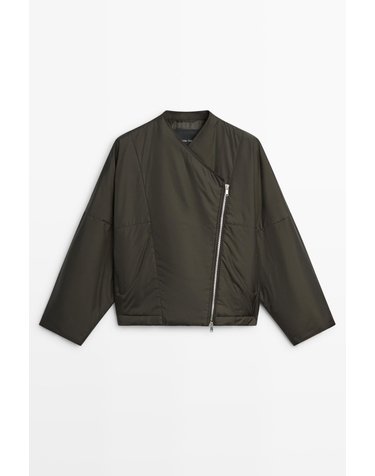 마시모두띠 경량 패딩 봄버 자켓 6740/360 KHAKI