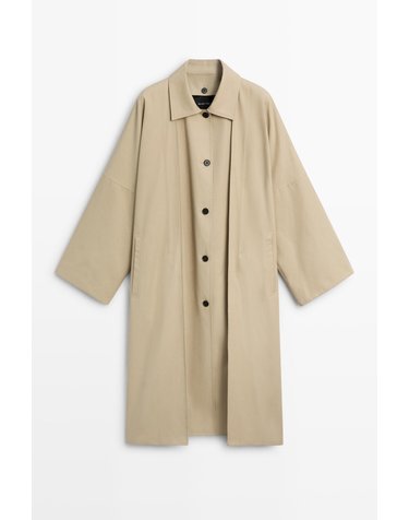 마시모두띠 코튼 혼방 트렌치 코트 6745/748 MOLE BROWN