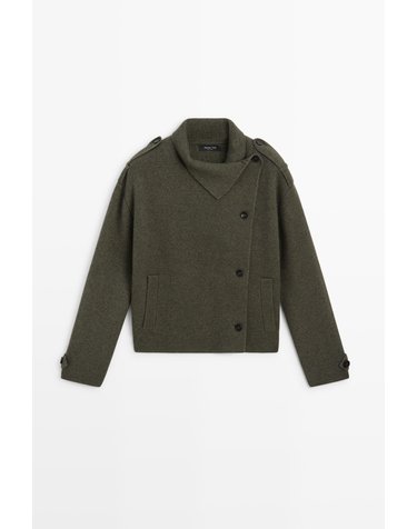 마시모두띠 버튼 울 니트 카디건 5920/597 GREYISH GREEN
