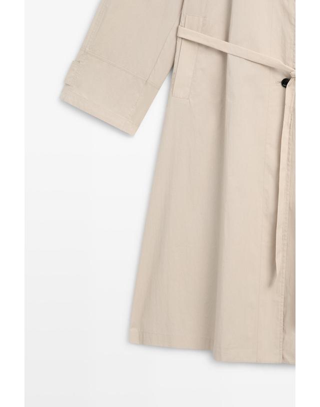 마시모두띠 마시모두띠 플루이드 벨트 롱 트렌치 코트 6731/581 BEIGE 베이지 착용컷