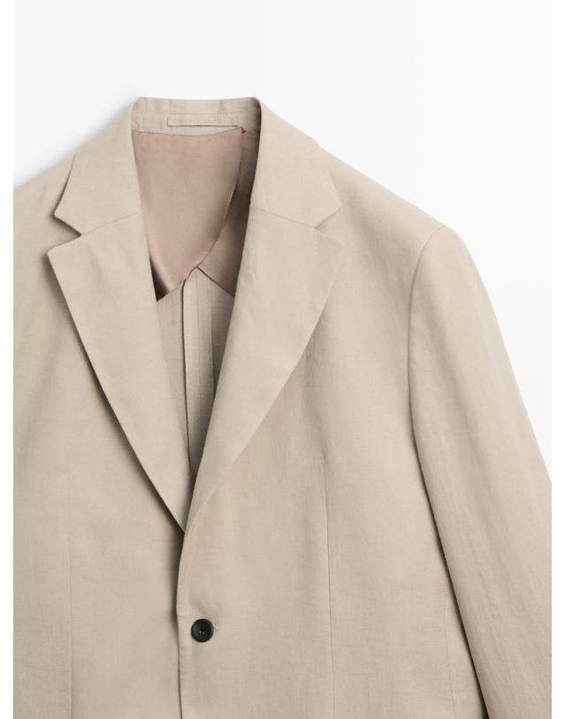 마시모두띠 마시모두띠 리넨 클래식 테일러드 블레이저 2600/356 BEIGE 베이지 착용컷