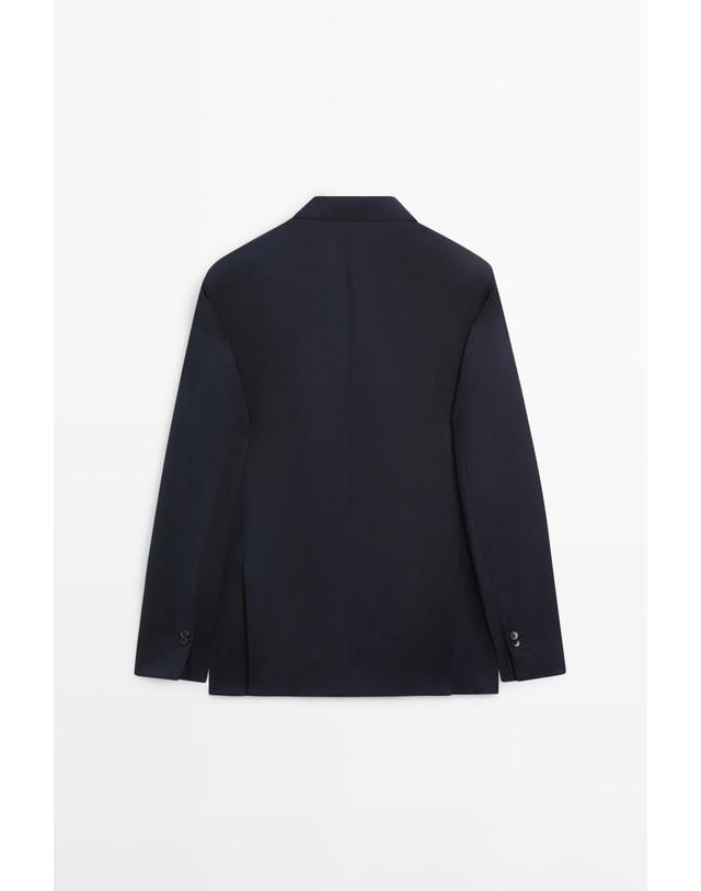 마시모두띠 마시모두띠 100% 쿨 울 더블 수트 블레이저 3650/534 NAVY BLUE 네이비 착용컷