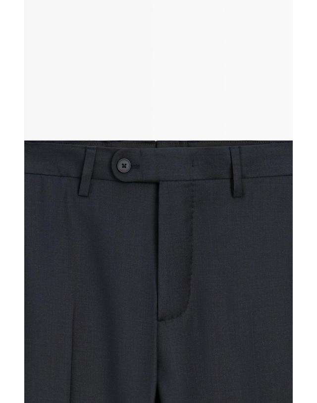 마시모두띠 마시모두띠 100% 울 정장 팬츠 3672/558 NAVY BLUE 네이비 착용컷