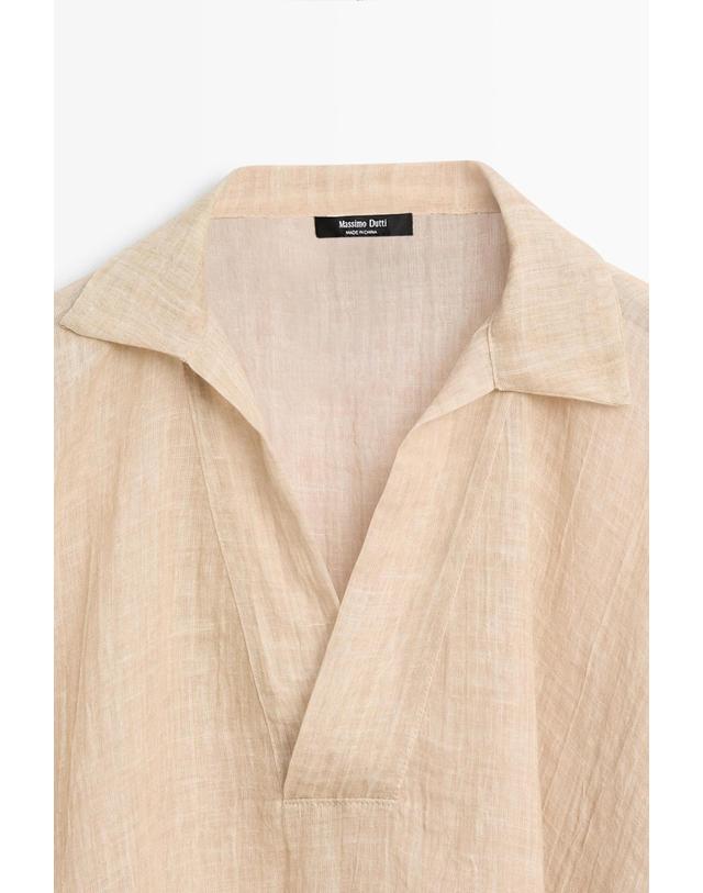 마시모두띠 마시모두띠 100% 라미 케이프 6355/813 BEIGE 베이지 착용컷