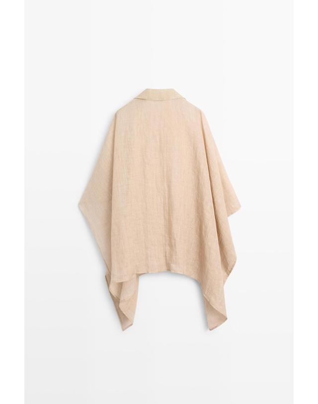 마시모두띠 마시모두띠 100% 라미 케이프 6355/813 BEIGE 베이지 착용컷