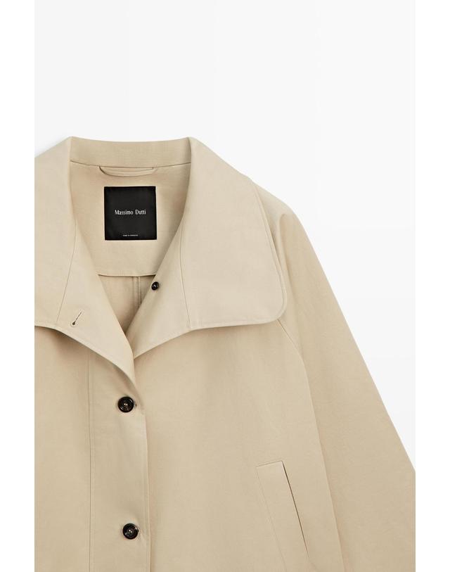 마시모두띠 마시모두띠 100% 코튼 케이프 자켓 6753/773 BEIGE 베이지 착용컷
