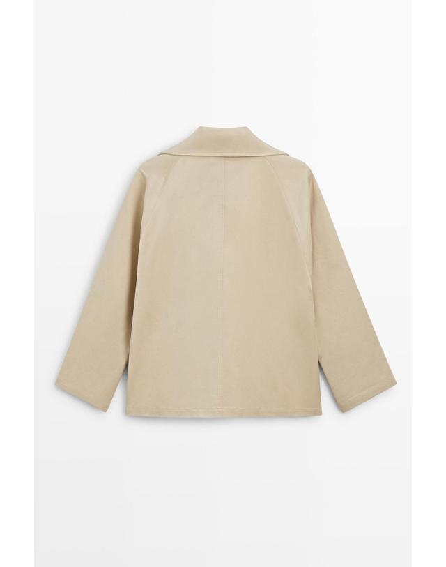 마시모두띠 마시모두띠 100% 코튼 케이프 자켓 6753/773 BEIGE 베이지 착용컷