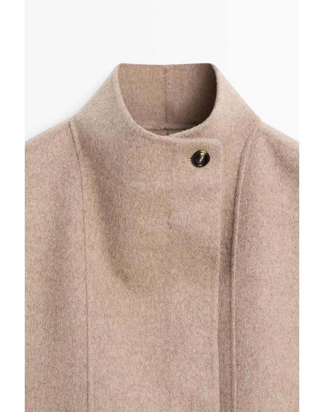 마시모두띠 마시모두띠 울 혼방 크롭 자켓 6444/707 TAUPE GREY 베이지 착용컷