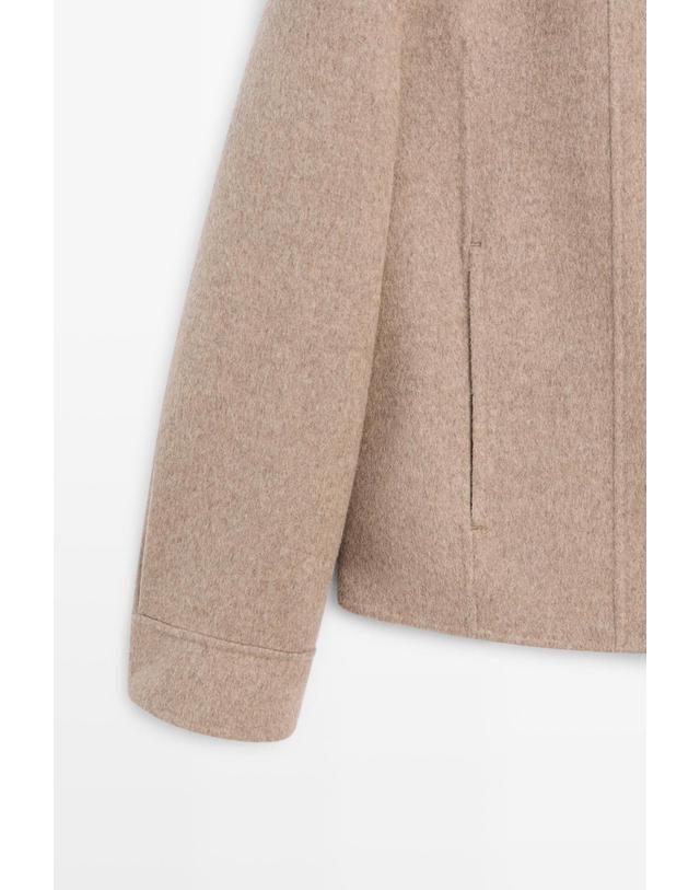 마시모두띠 마시모두띠 울 혼방 크롭 자켓 6444/707 TAUPE GREY 베이지 착용컷