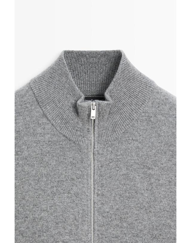 마시모두띠 마시모두띠 100% 캐시미어 집업 니트 가디건 1272/215 ANTHRACITE GREY 그레이 착용컷