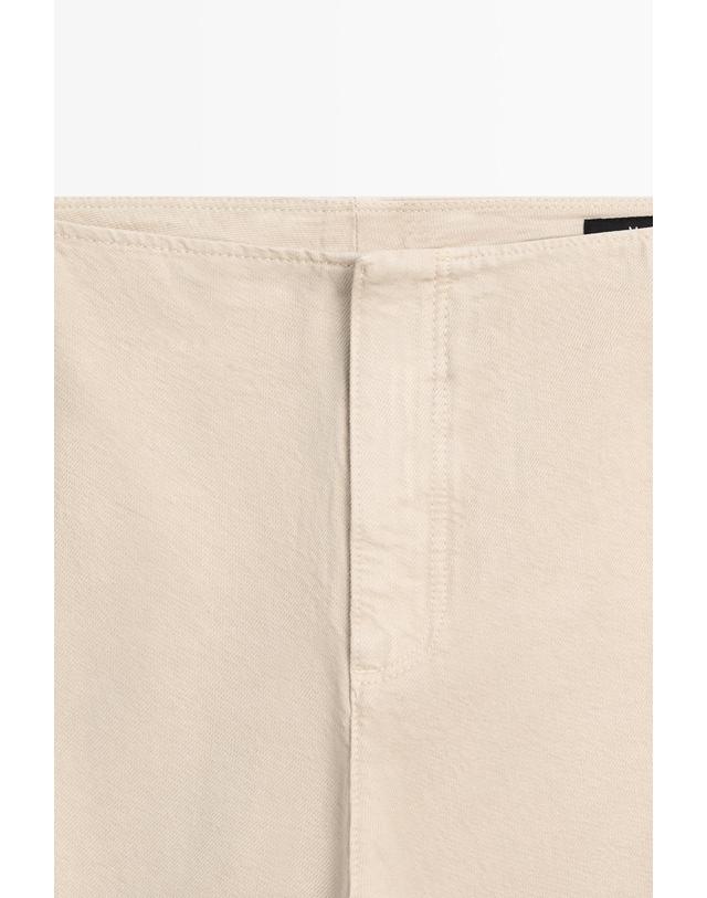 마시모두띠 마시모두띠 릴렉스핏 파라슈트 팬츠 5077/377 BEIGE 베이지 착용컷
