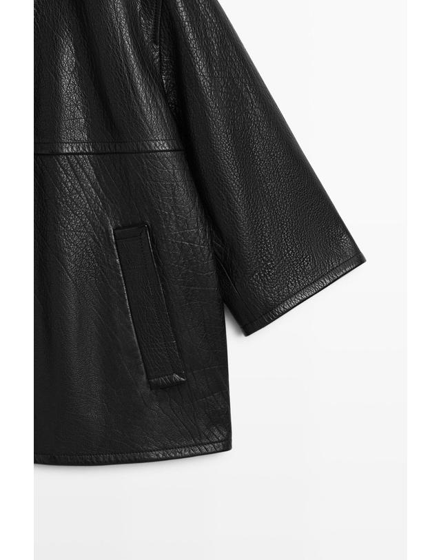 마시모두띠 마시모두띠 크롭 나파 레더 자켓 4700/300 BLACK 블랙 착용컷
