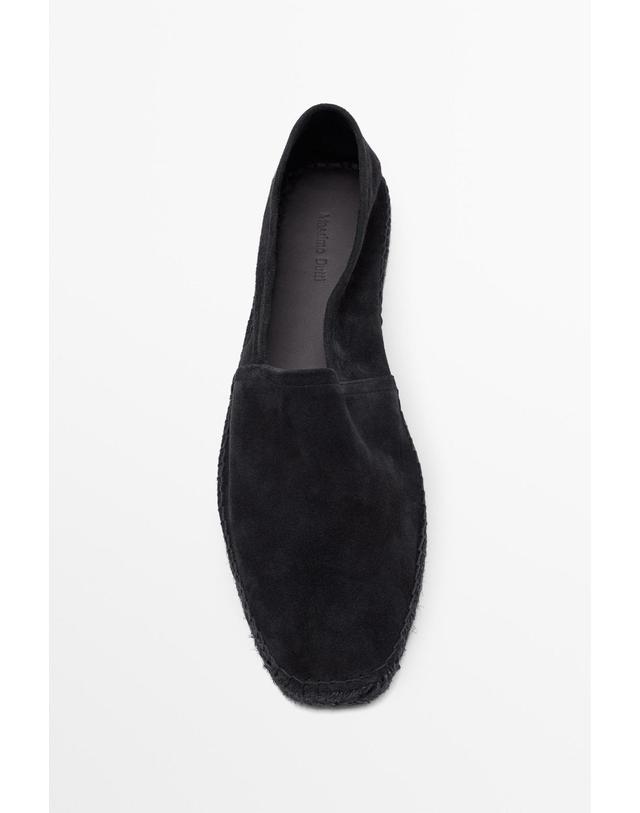 마시모두띠 마시모두띠 레더 에스파드리유 슬립온 2916/750 DARK BLUE 블랙 착용컷