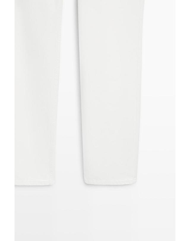 마시모두띠 마시모두띠 로우라이즈 스트레이트 데님 팬츠 5020/820 OFF WHITE 화이트 착용컷