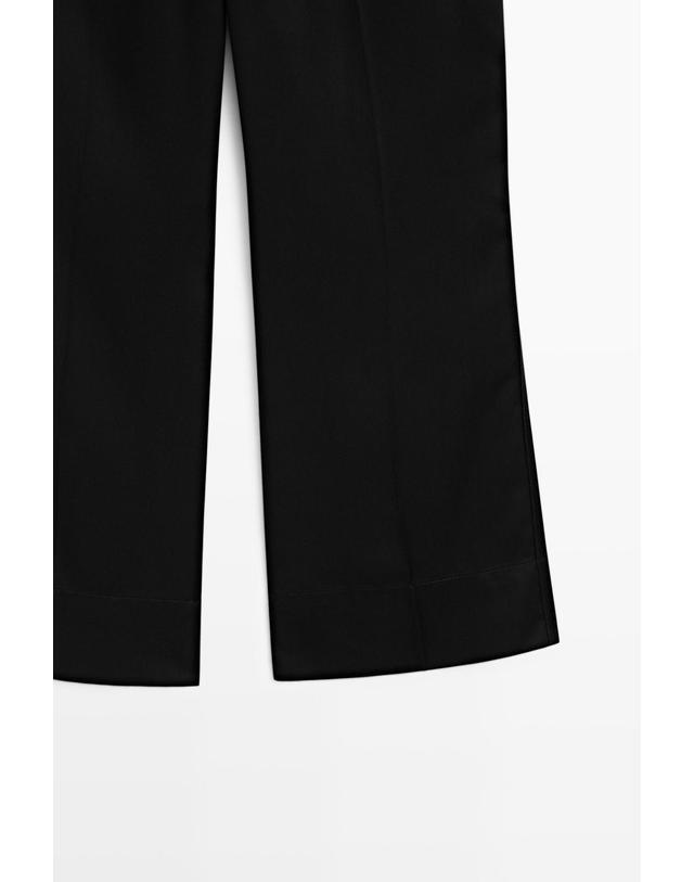 마시모두띠 마시모두띠 크롭 플레어 팬츠 5002/702 BLACK 블랙 착용컷