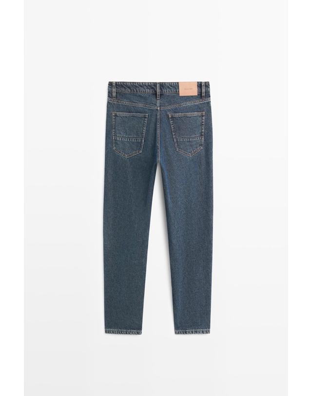 마시모두띠 마시모두띠 슬림핏 크롭 청바지 0508/101 MEDIUM BLUE 블루 착용컷