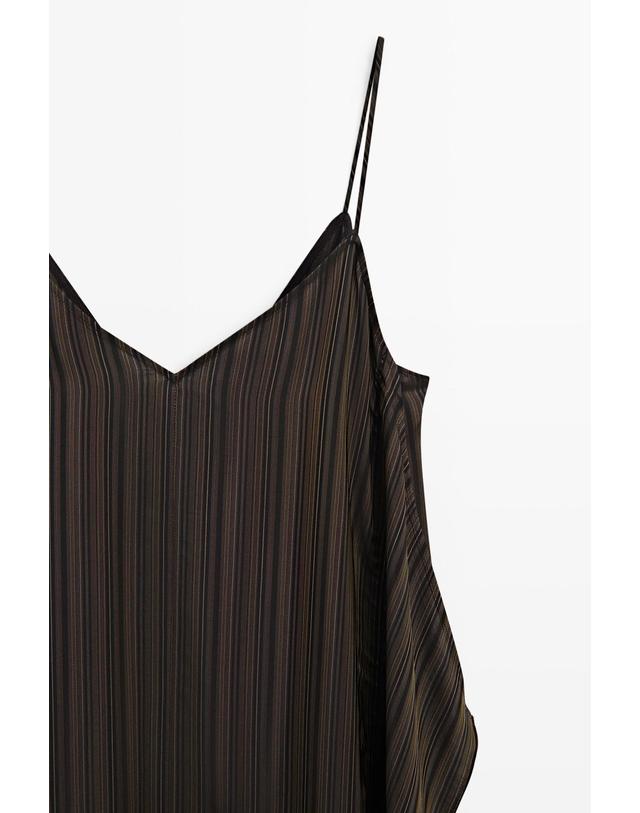 마시모두띠 마시모두띠 비대칭 플로잉 미디 원피스 6612/100 DARK GREY 그레이 착용컷