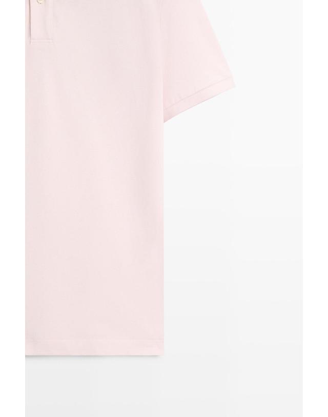 마시모두띠 마시모두띠 텍스처 코튼 피케 반팔 폴로셔츠 0766/196 ROSE PINK 핑크 착용컷