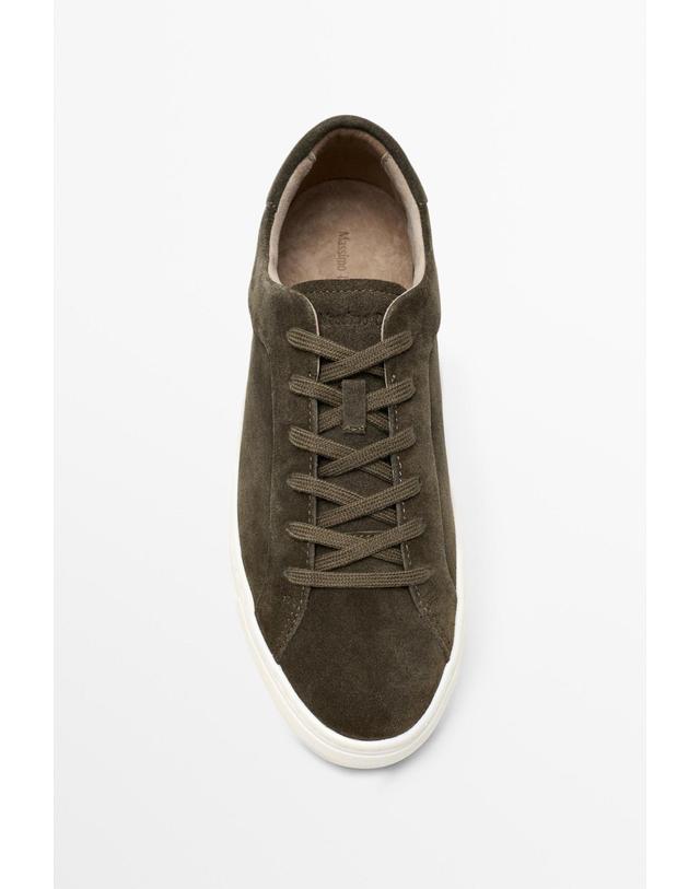 마시모두띠 마시모두띠 스웨이드 레더 로우탑 스니커즈 2100/850 KHAKI 카키 착용컷