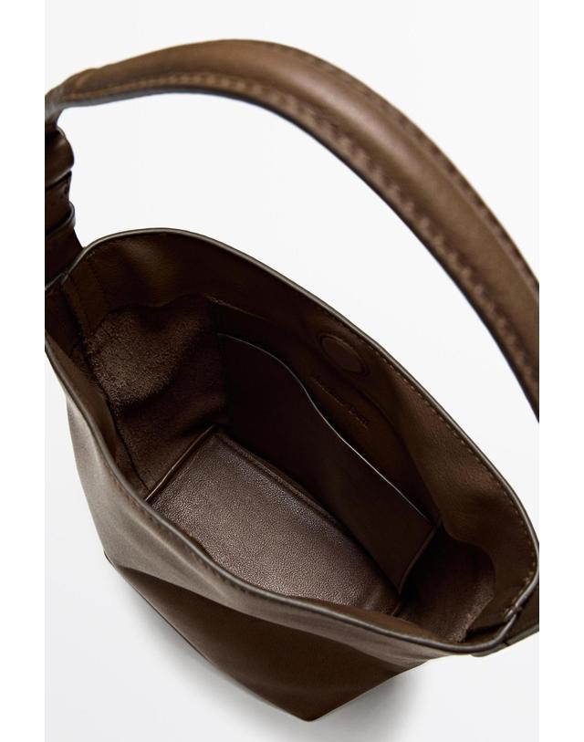 마시모두띠 마시모두띠 나파 레더 미니 버킷백 6948/654 LEATHER 초콜릿 착용컷