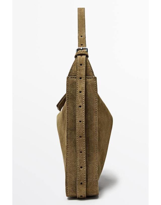 마시모두띠 마시모두띠 스플릿 스웨이드 레더 크로스백 6975/606 KHAKI GREEN 카키 착용컷