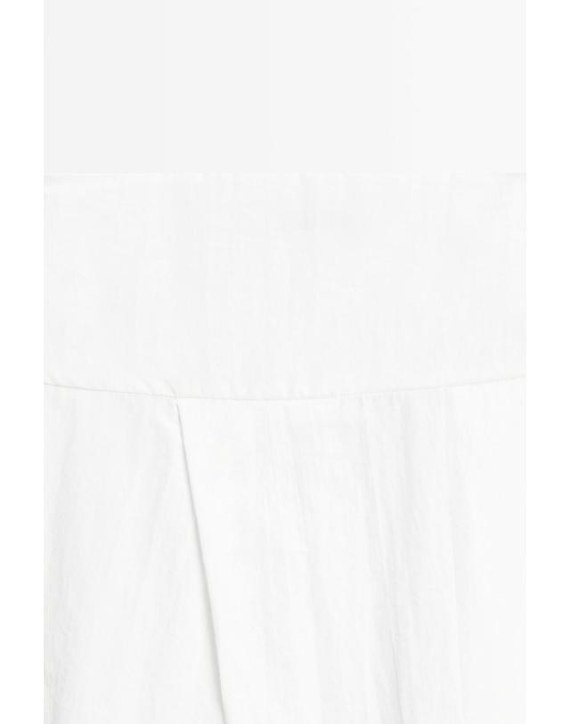 마시모두띠 마시모두띠 요크 플리츠 롱 스커트 5250/509 WHITE 화이트 착용컷