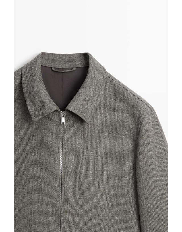 마시모두띠 마시모두띠 100% 울 스트럭처 재킷 2616/382 GREYISH GREEN 그레이 착용컷
