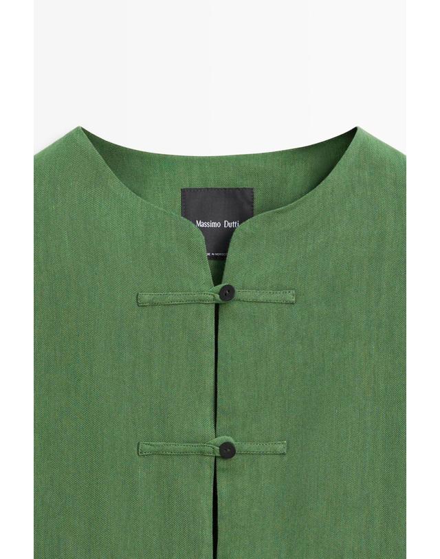 마시모두띠 마시모두띠 플루이드 토탈 룩 오버셔츠 자켓 6004/756 BLUISH GREEN 그린 착용컷