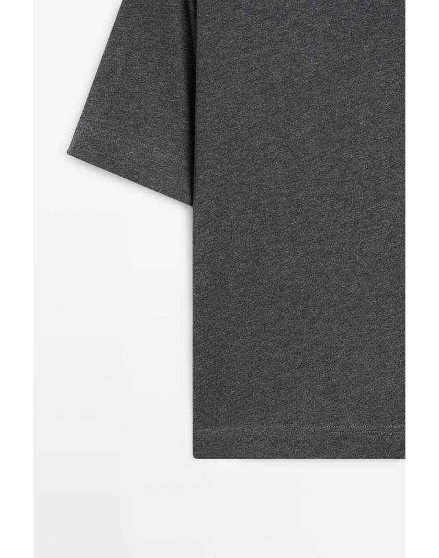 마시모두띠 마시모두띠 포켓 디테일 라운드넥 반팔 티셔츠 6206/108 MEDIUM GREY 그레이 착용컷