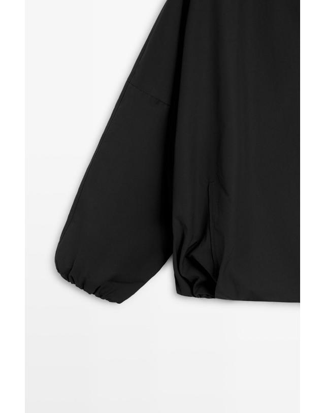 마시모두띠 마시모두띠 버튼 테크니컬 코튼 혼방 자켓 6707/687 BLACK 블랙 착용컷
