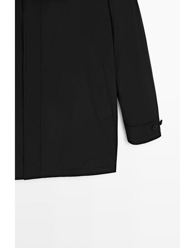 마시모두띠 마시모두띠 테크니컬 패브릭 트렌치 코트 3246/410 BLACK 블랙 착용컷