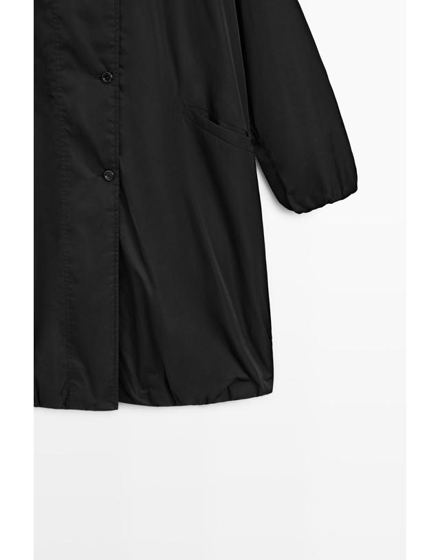 마시모두띠 마시모두띠 하이넥 오버핏 롱 패딩 자켓 6715/321 BLACK 블랙 착용컷