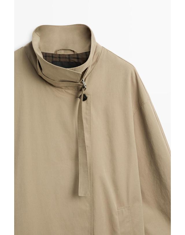 마시모두띠 마시모두띠 버클 디테일 롱 트렌치 코트 6710/156 BEIGE 베이지 착용컷