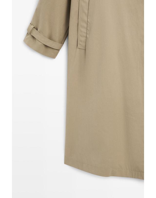 마시모두띠 마시모두띠 버클 디테일 롱 트렌치 코트 6710/156 BEIGE 베이지 착용컷