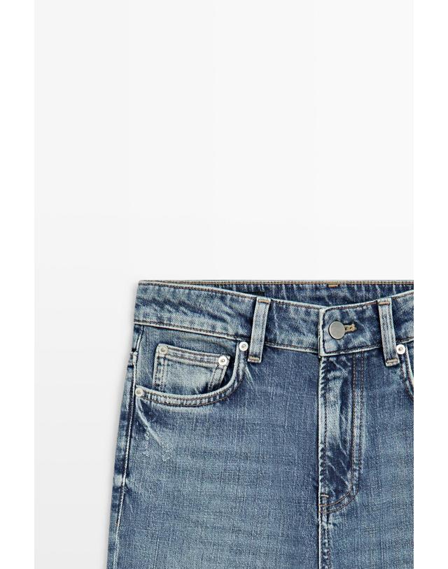 마시모두띠 마시모두띠 하이웨이스트 부츠컷 청바지 5044/843 LIGHT BLUE 블루 착용컷