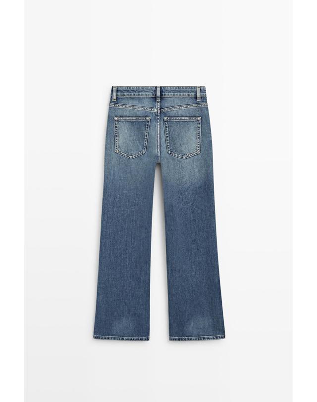 마시모두띠 마시모두띠 하이웨이스트 부츠컷 청바지 5044/843 LIGHT BLUE 블루 착용컷