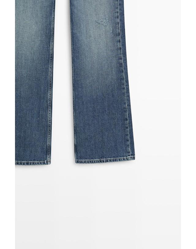 마시모두띠 마시모두띠 하이웨이스트 부츠컷 청바지 5044/843 LIGHT BLUE 블루 착용컷