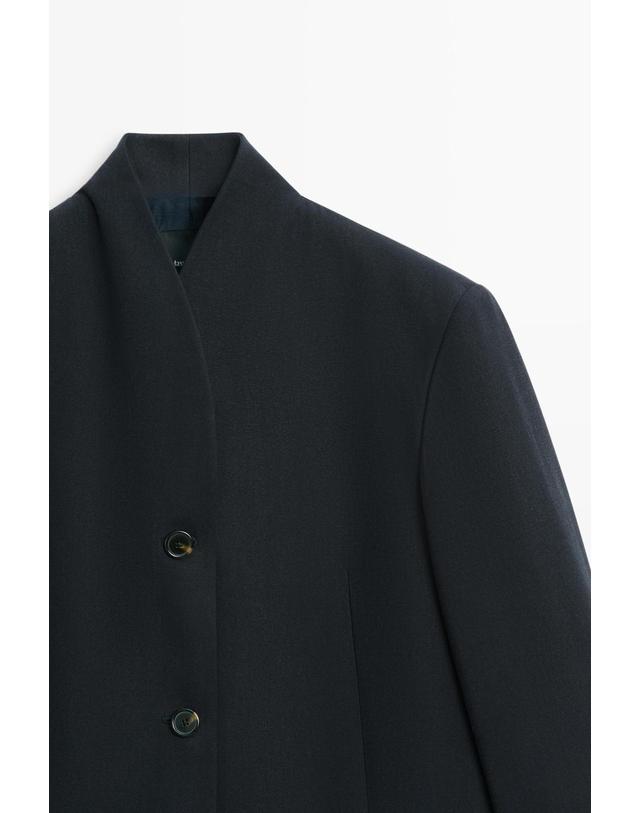 마시모두띠 마시모두띠 플로이 버튼 디테일 테일러드 재킷 6010/506 NAVY BLUE 네이비 착용컷