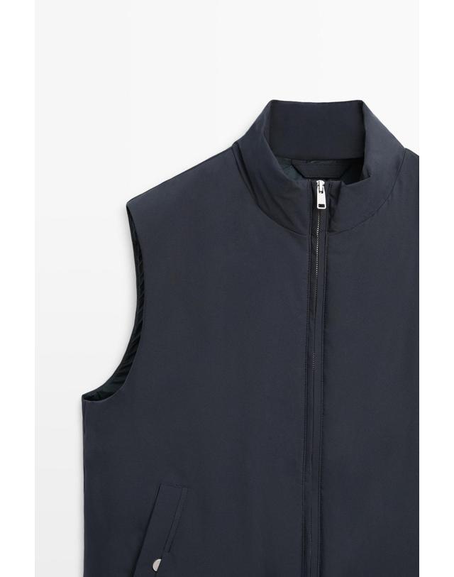 마시모두띠 마시모두띠 초경량 발수 다운 베스트 3244/408 NAVY BLUE 네이비 착용컷