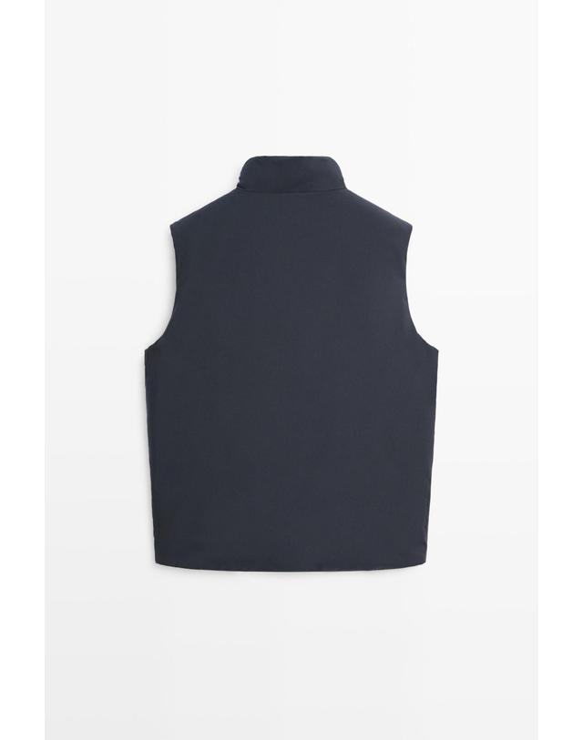 마시모두띠 마시모두띠 초경량 발수 다운 베스트 3244/408 NAVY BLUE 네이비 착용컷
