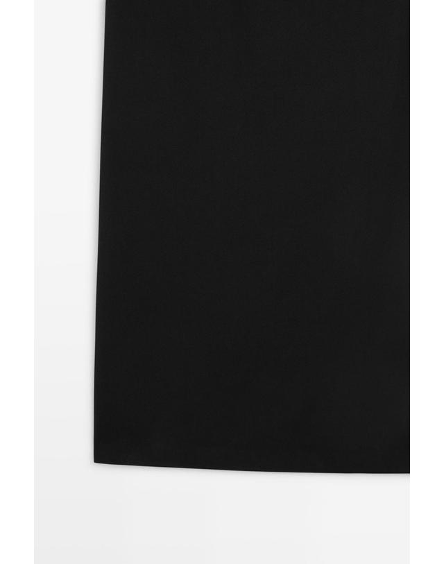 마시모두띠 마시모두띠 스트랩 스퀘어넥 미디 원피스 6648/511 BLACK 블랙 착용컷