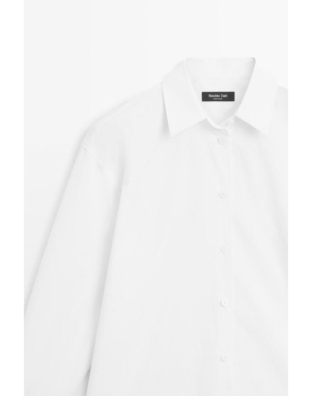 마시모두띠 마시모두띠 순면 포플린 긴팔 셔츠 5102/616 WHITE 화이트 착용컷