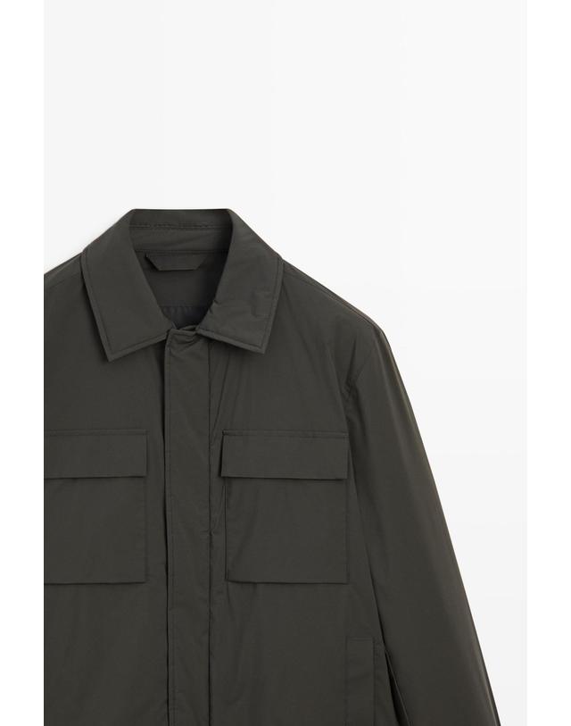 마시모두띠 마시모두띠 테크니컬 포켓 디테일 자켓 3247/410 GREEN-GREY 카키 착용컷